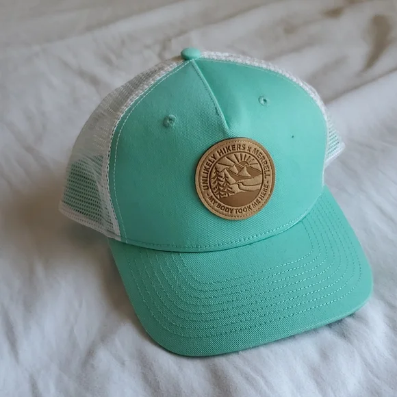 Merrell Green hiking Truckets Mesh Hat - Picture 1 of 10